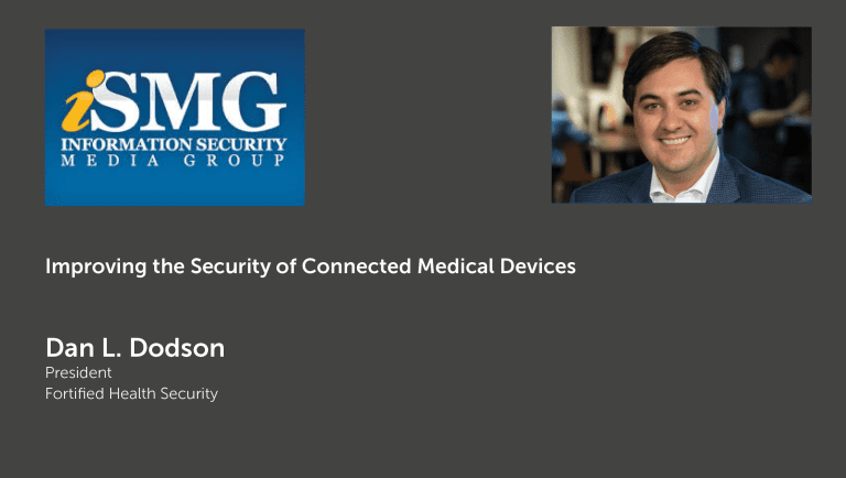 Improving the Security of Connected Medical Devices