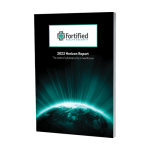 Cover of 2023 State of Cybersecurity Report, the Horizon Report by Fortified Health Security